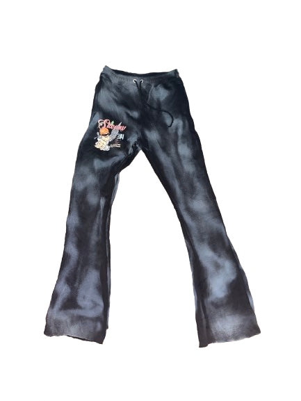 WHYFEAR✝️ Acid-Wash Flared Pants